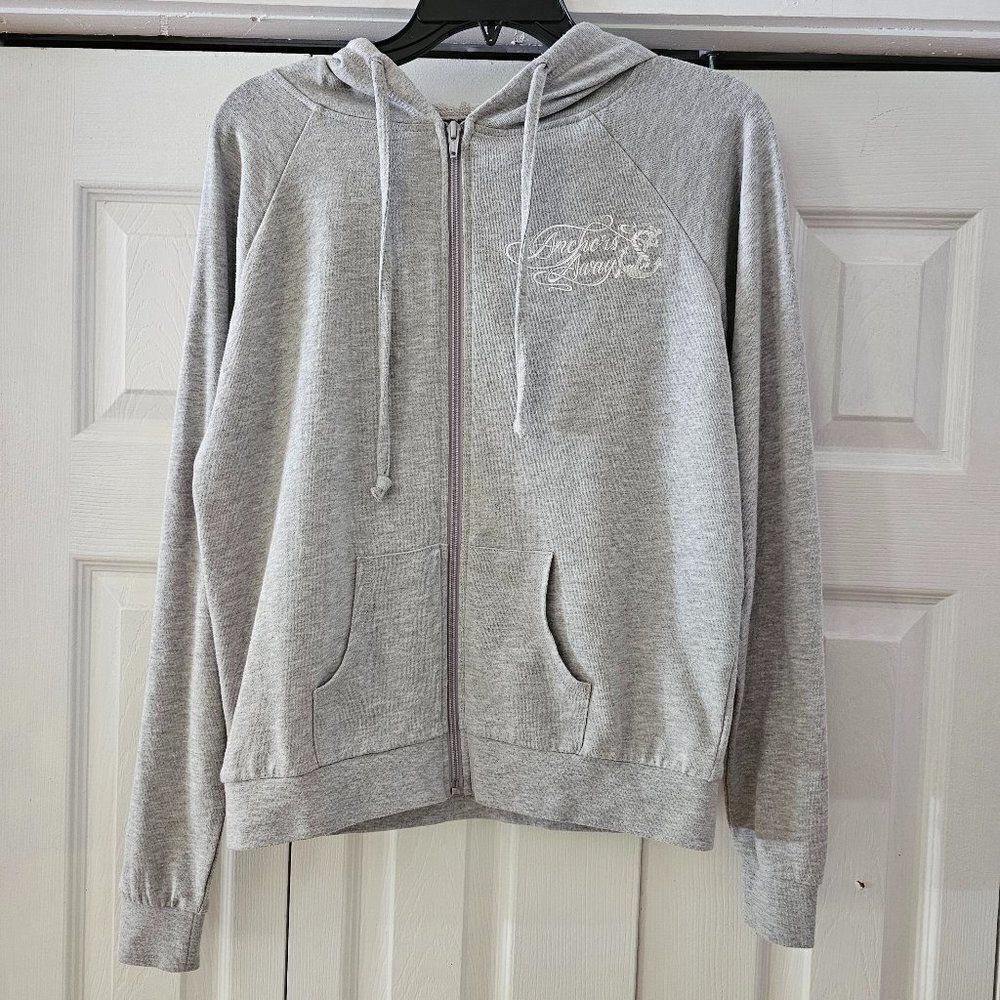 Disney Cruise Line Gray Full Zipper Hoodie Sweatshirt For Women's Size Medium